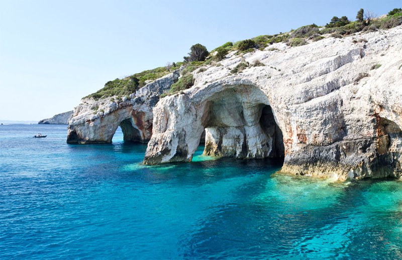 Blue Caves in Zakynthos